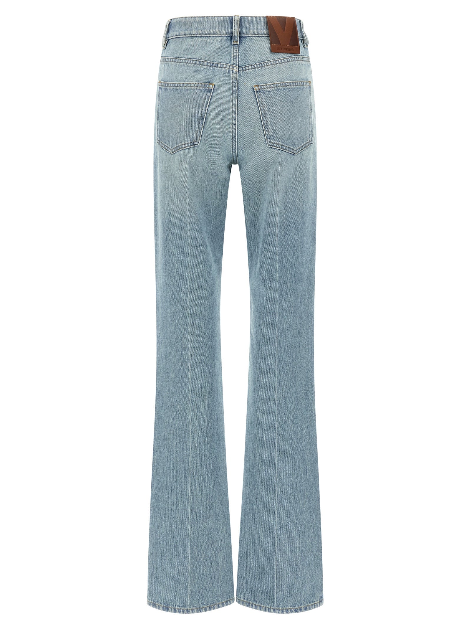 Valentino Garavani High Waist Jeans — Light Blue, Women
