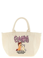 Ganni Small Pony Shopping Bag