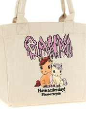Ganni Small Pony Shopping Bag