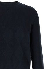 Ballantyne Diamond Intarsia Sweater — Knitwear for Men