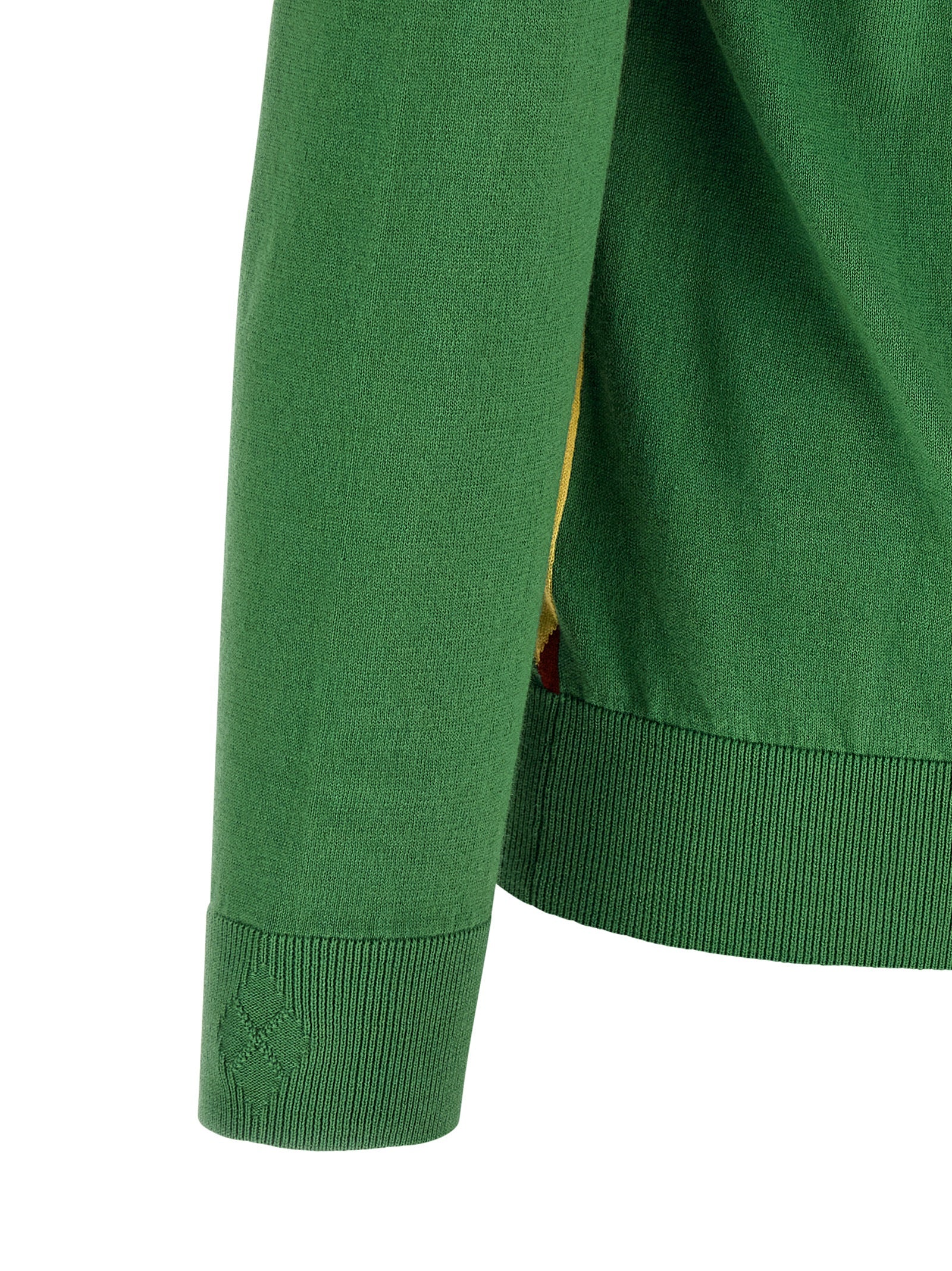 Ballantyne Argyle Sweater — Men’s Knitwear, Green