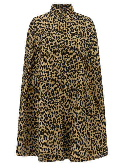 Valentino Garavani Cape Jacket — Animalier Cloth (Women)