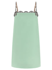 Valentino Garavani Crystal Embroidery Dress
