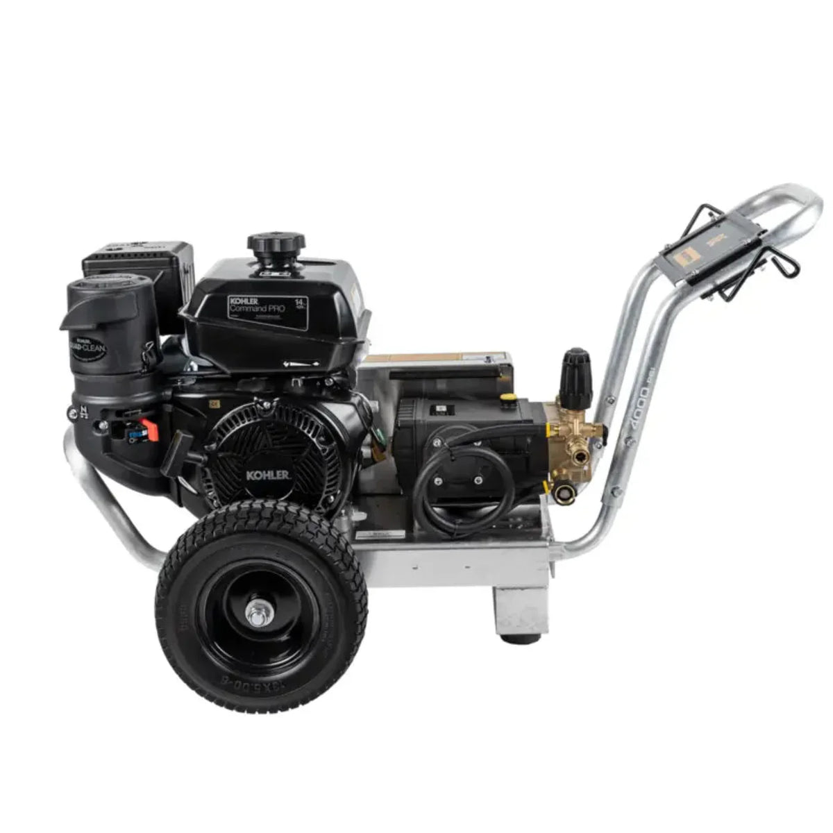 BE Power 4,000 PSI - 4.0 GPM Gas Pressure Washer with Kohler CH440 Engine and AR Triplex Pump - PowerGen USA - B4014KABG