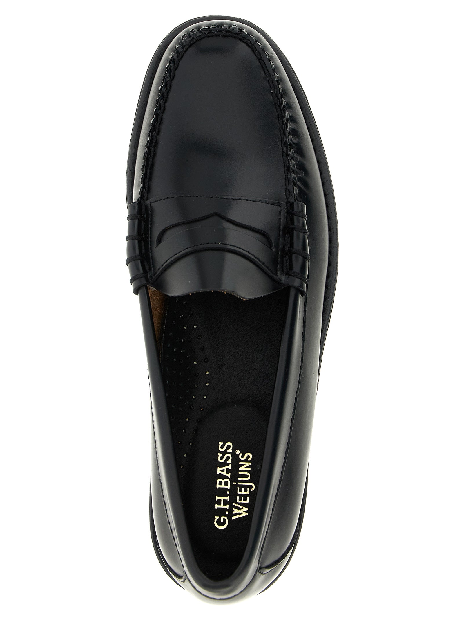 G.h. Bass Weejuns Larson Loafers — Black Moccasins