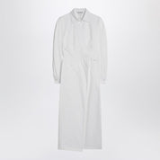 Max Mara white shirt dress in cotton twill