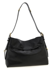 Givenchy Voyou Medium Shoulder Bag — Black Leather