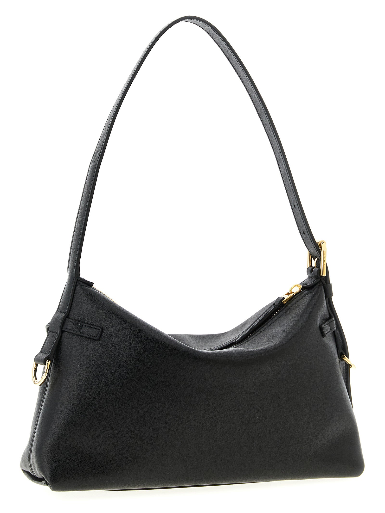 Givenchy Voyou Mini Shoulder Bag — Black Leather