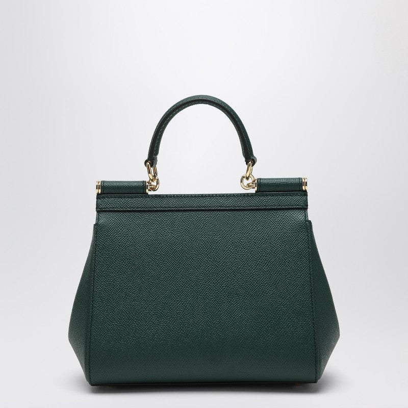 Dolce & Gabbana Handbag Sicily medium green leather