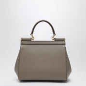 Dolce & Gabbana Medium mud-coloured Sicily handbag