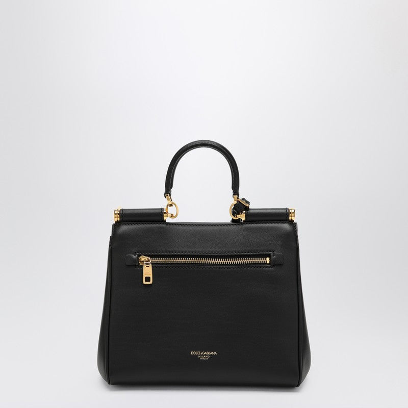 Bolso de hombro Dolce &amp; Gabbana My Sicily en piel negra