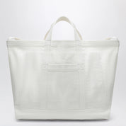 Tekla White cotton beach bag