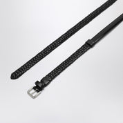 Dolce & Gabbana Dolce&Gabbana Black woven leather belt