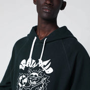 Brain Dead Forest Green Hoodie for Men - Topwear