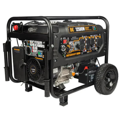 BE Power Equipment 12,500 PEAK WATT TRI FUEL OPEN FRAME GENERATOR - PowerGen USA