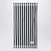 Tekla Navy blue/white striped beach towel