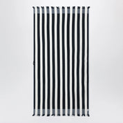 Tekla Navy blue/white striped beach towel
