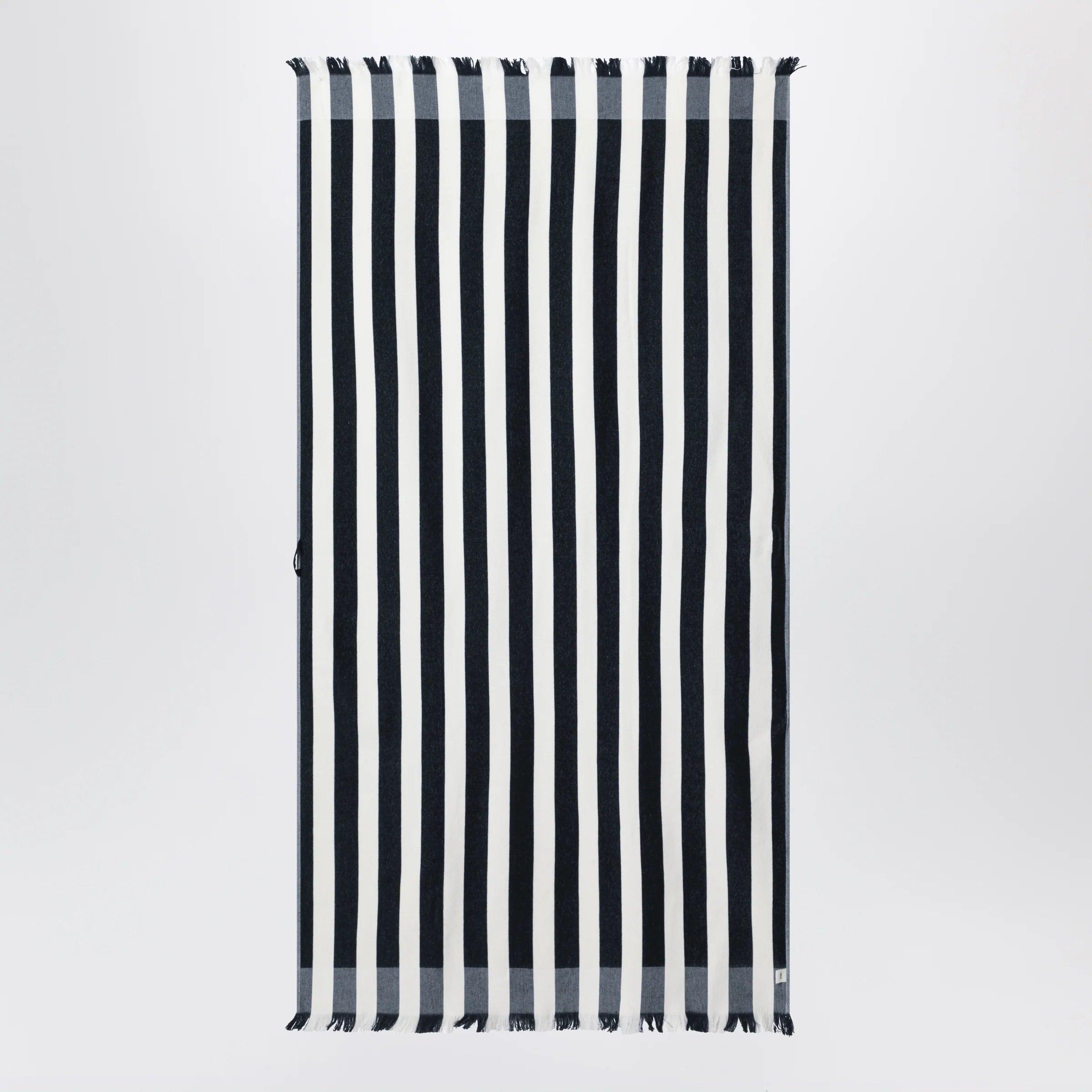 Tekla Navy blue/white striped beach towel