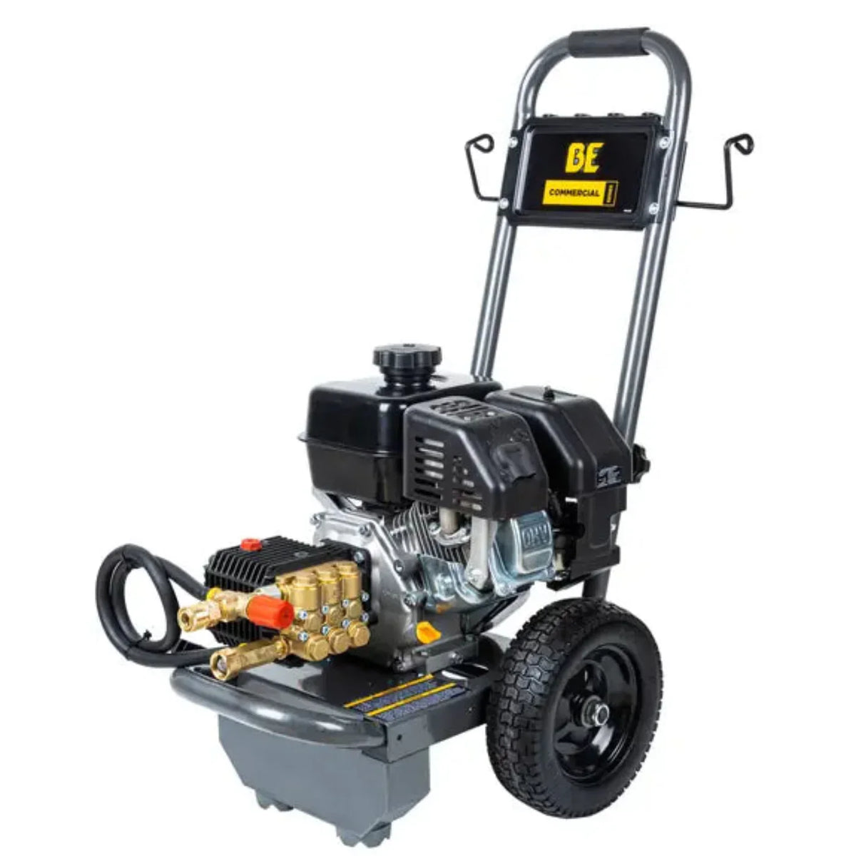 BE Power 2,500 PSI - 3.0 GPM Gas Pressure Washer with KOHLER SH270 Engine and Triplex Pump - PowerGen USA - B2565KGS