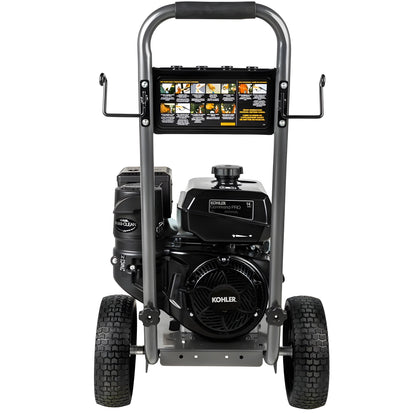 BE Power 4,200 PSI - 4.0 GPM Gas Pressure Washer with KOHLER CH440 Engine and Triplex Pump - PowerGen USA - B4214KC