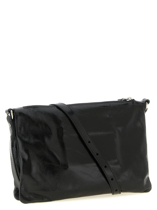 Isabel Marant Winna Duo Crossbody Bag — Black, Leather