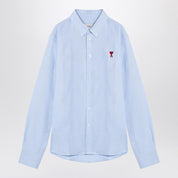 Ami Paris Light blue Ami de Coeur shirt in cotton