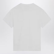 Ami Paris White Ami De Coeur T-shirt in Cotton