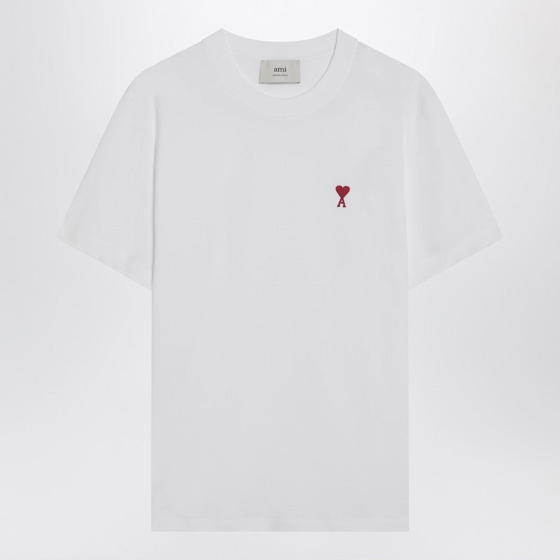 Ami Paris Ami De Coeur white T-shirt