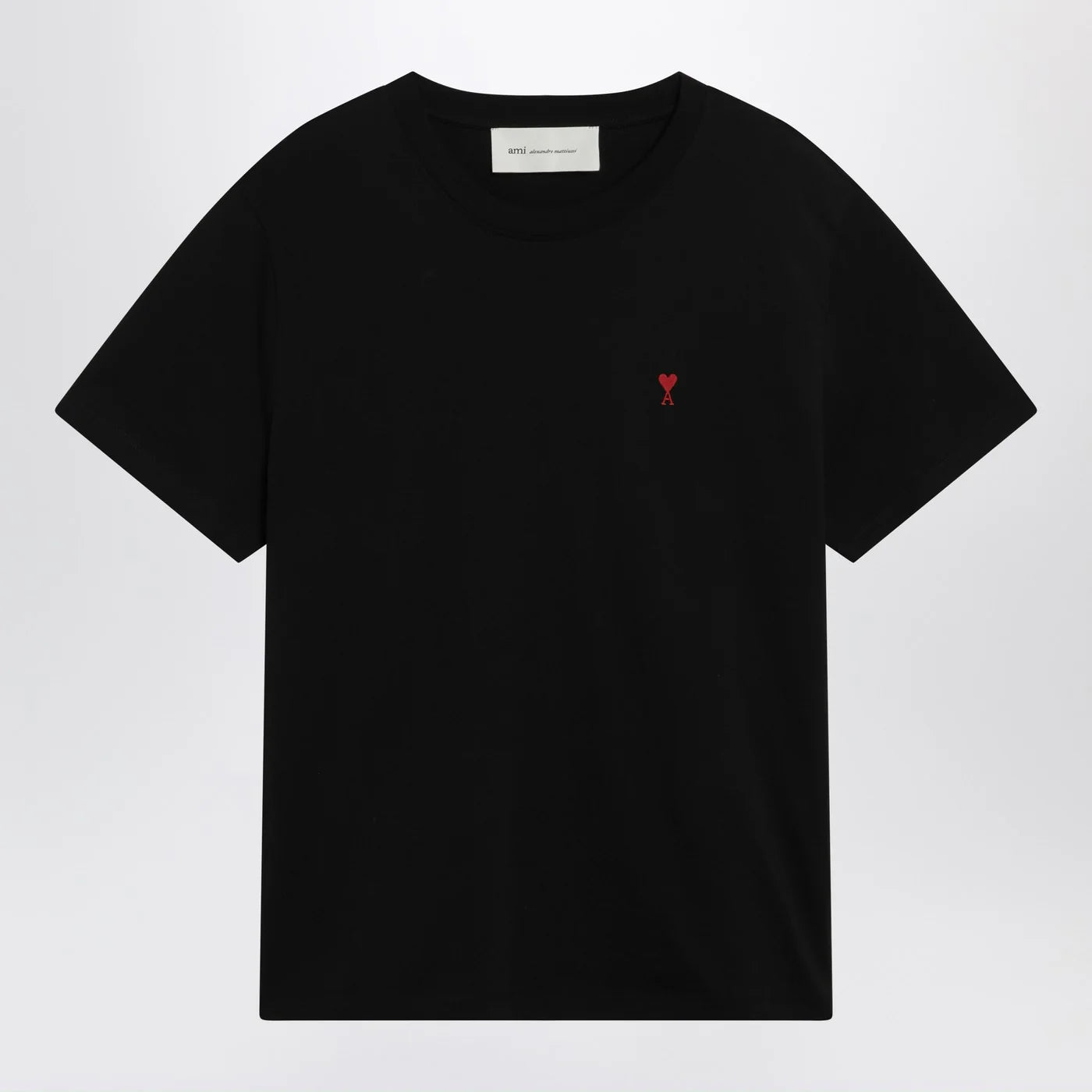 Ami Paris Black Ami De Coeur T-shirt