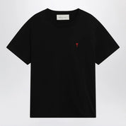 Ami Paris Black Ami De Coeur T-shirt