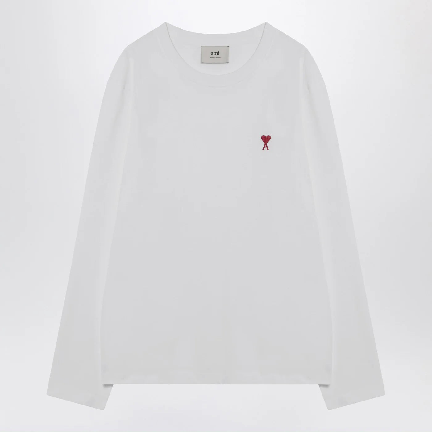 Ami Paris White Ami De Coeur sweater