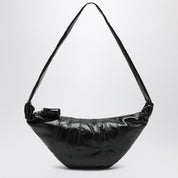 Lemaire Medium Croissant bag in forest green coated cotton