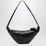 Lemaire Medium Croissant bag in forest green coated cotton