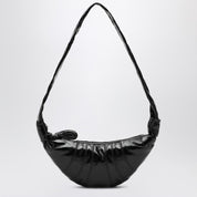Lemaire Small Croissant bag in black coated cotton