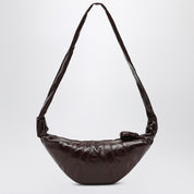 Lemaire Small Croissant bag in brown coated cotton