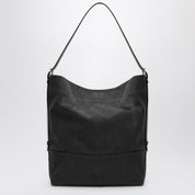 LEMAIRE Faded black belted tote bag