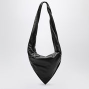 Lemaire Scarf bag in black/brown leather