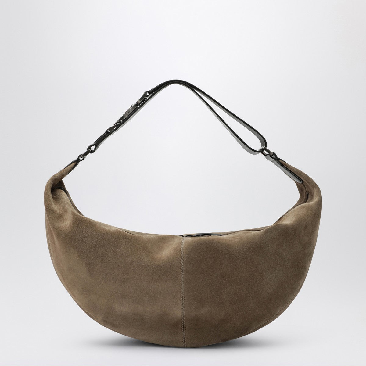 LEMAIRE Quiver Pick Bag in light brown suede