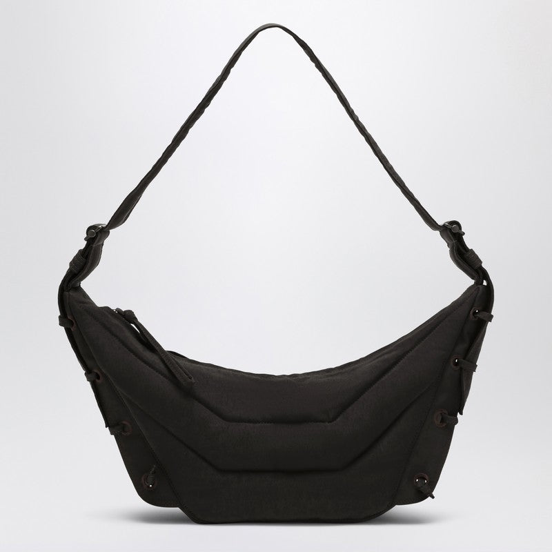 Lemaire Small Soft Game bag in water-repellent brown nylon