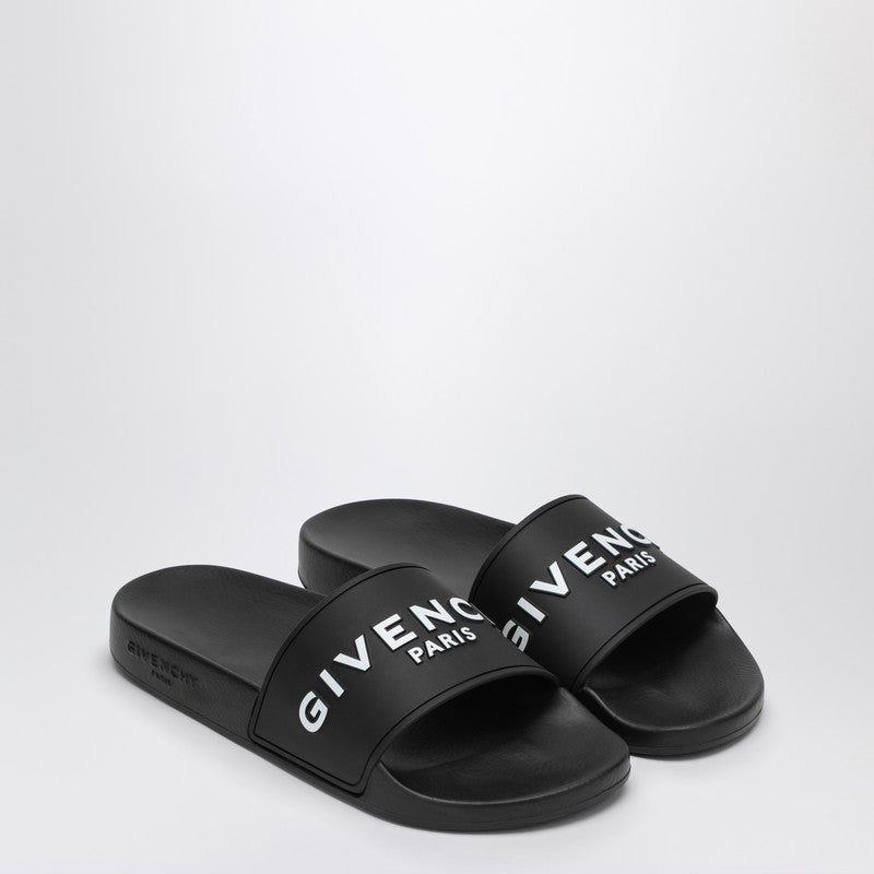 Givenchy Black slippers with logo