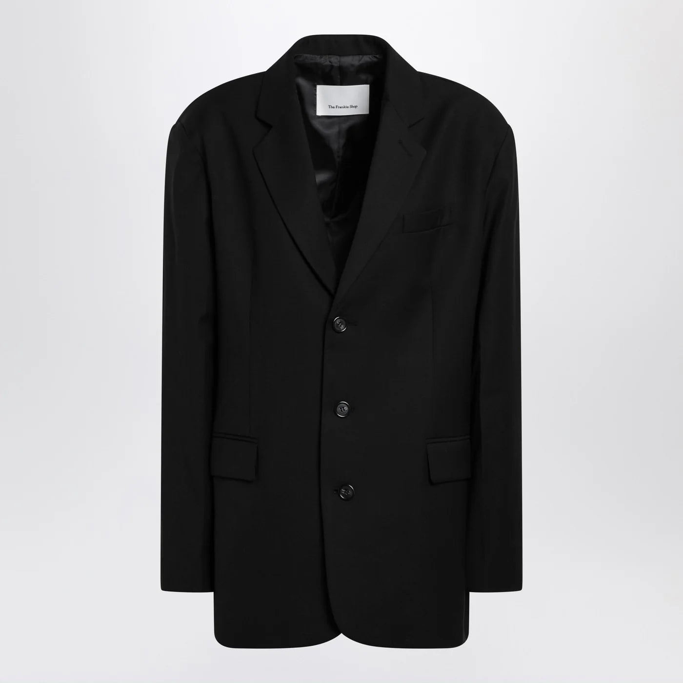 The Frankie Shop Gelso Black Oversized Jacket - Womenswear
