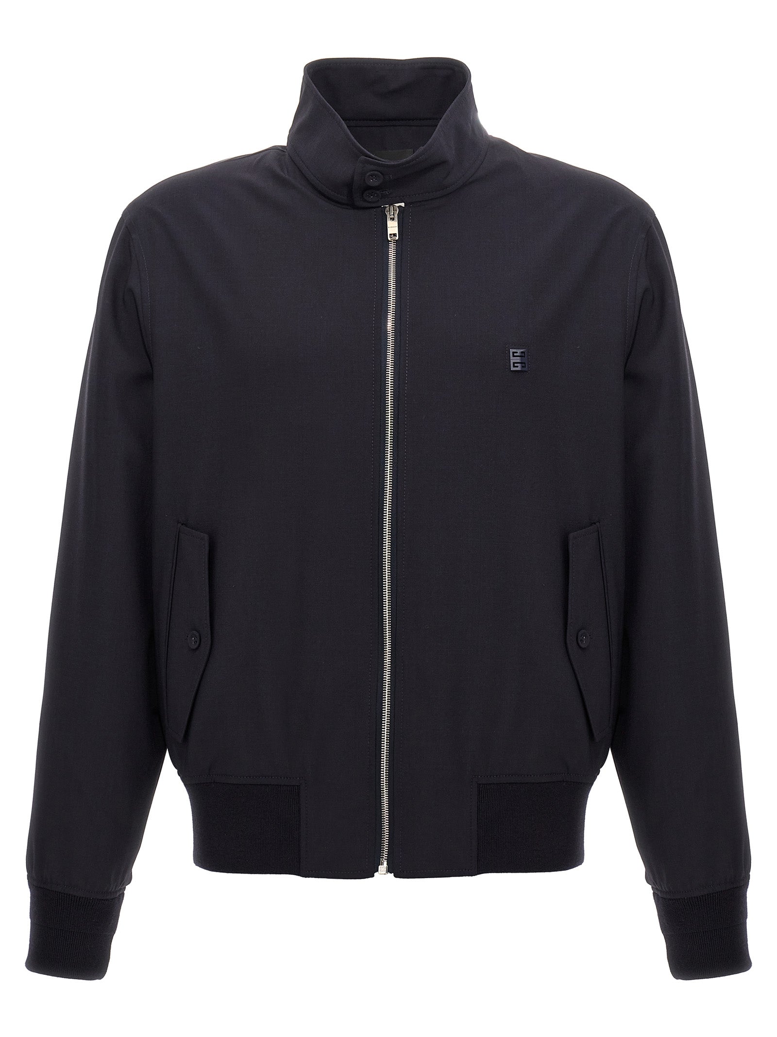 Givenchy Harrington Jacket for Men — Blue Wool Blend