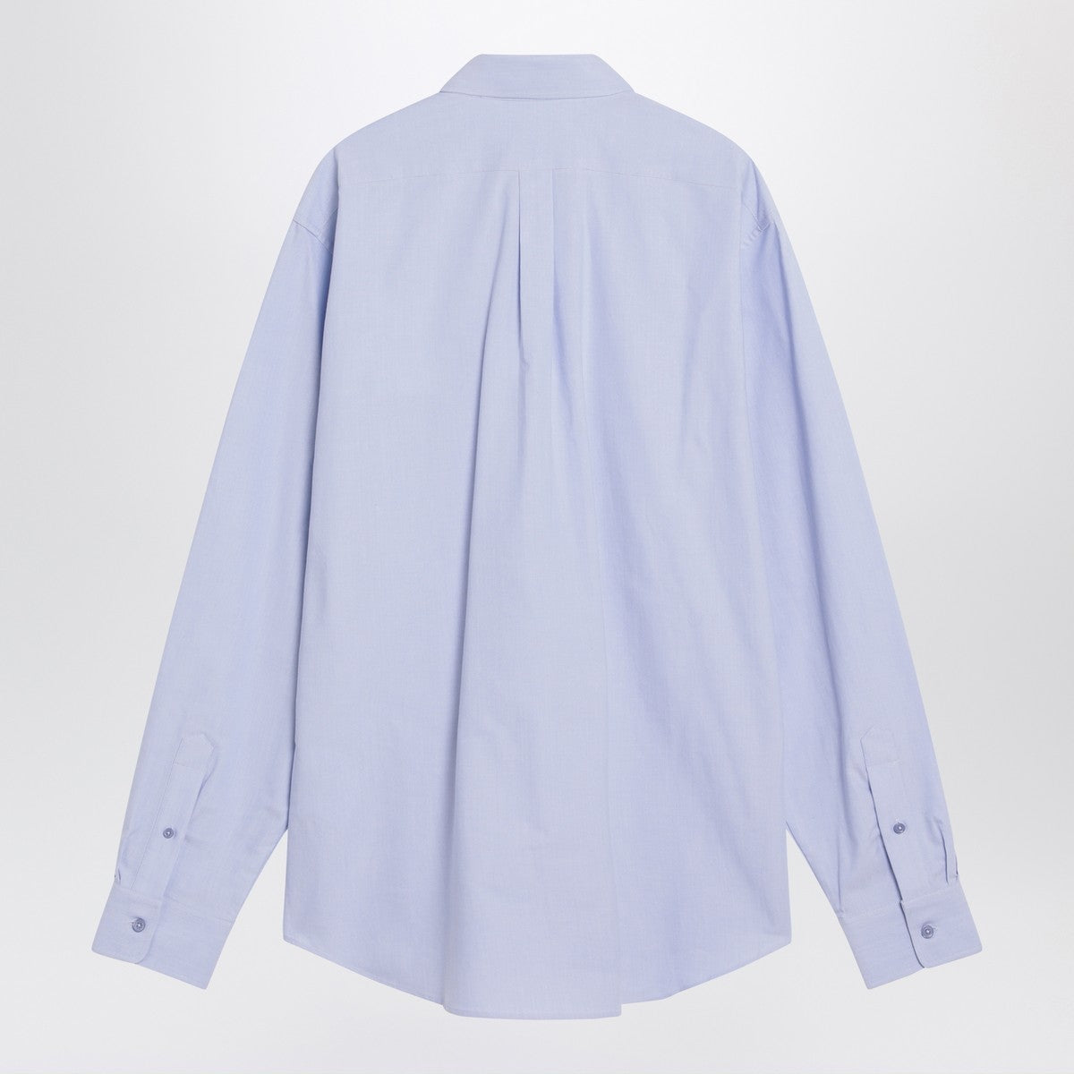 Chemise boutonnée bleu clair en coton Givenchy