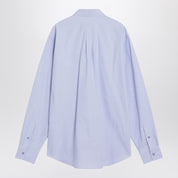 Chemise boutonnée bleu clair en coton Givenchy