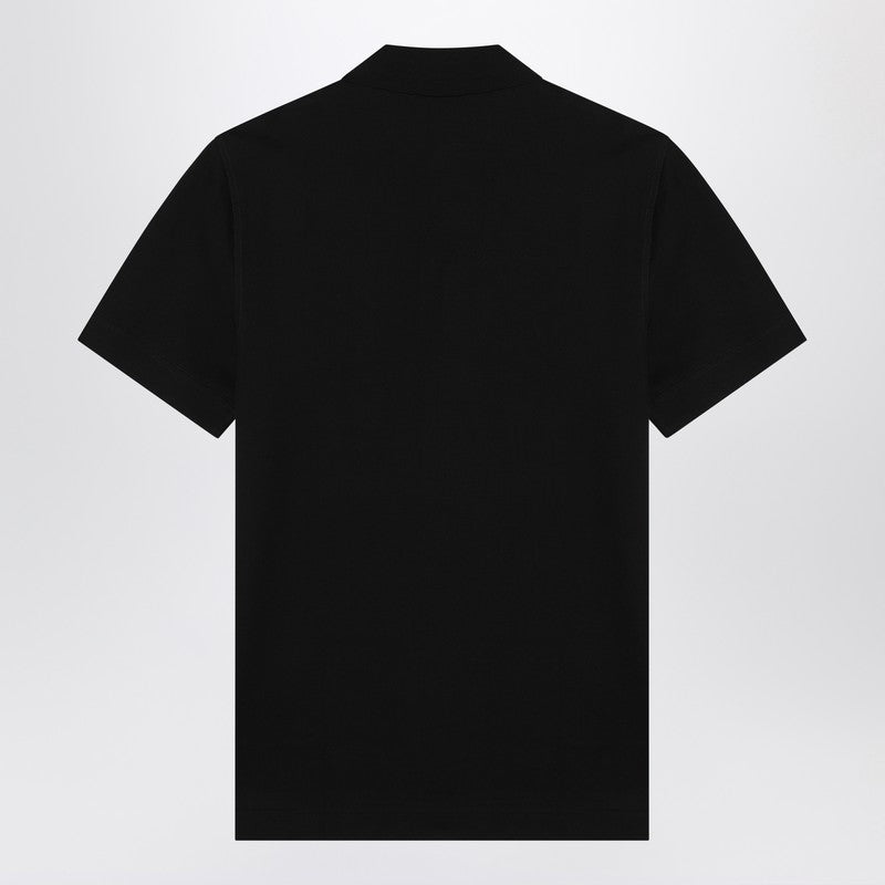 Givenchy Black cotton polo shirt