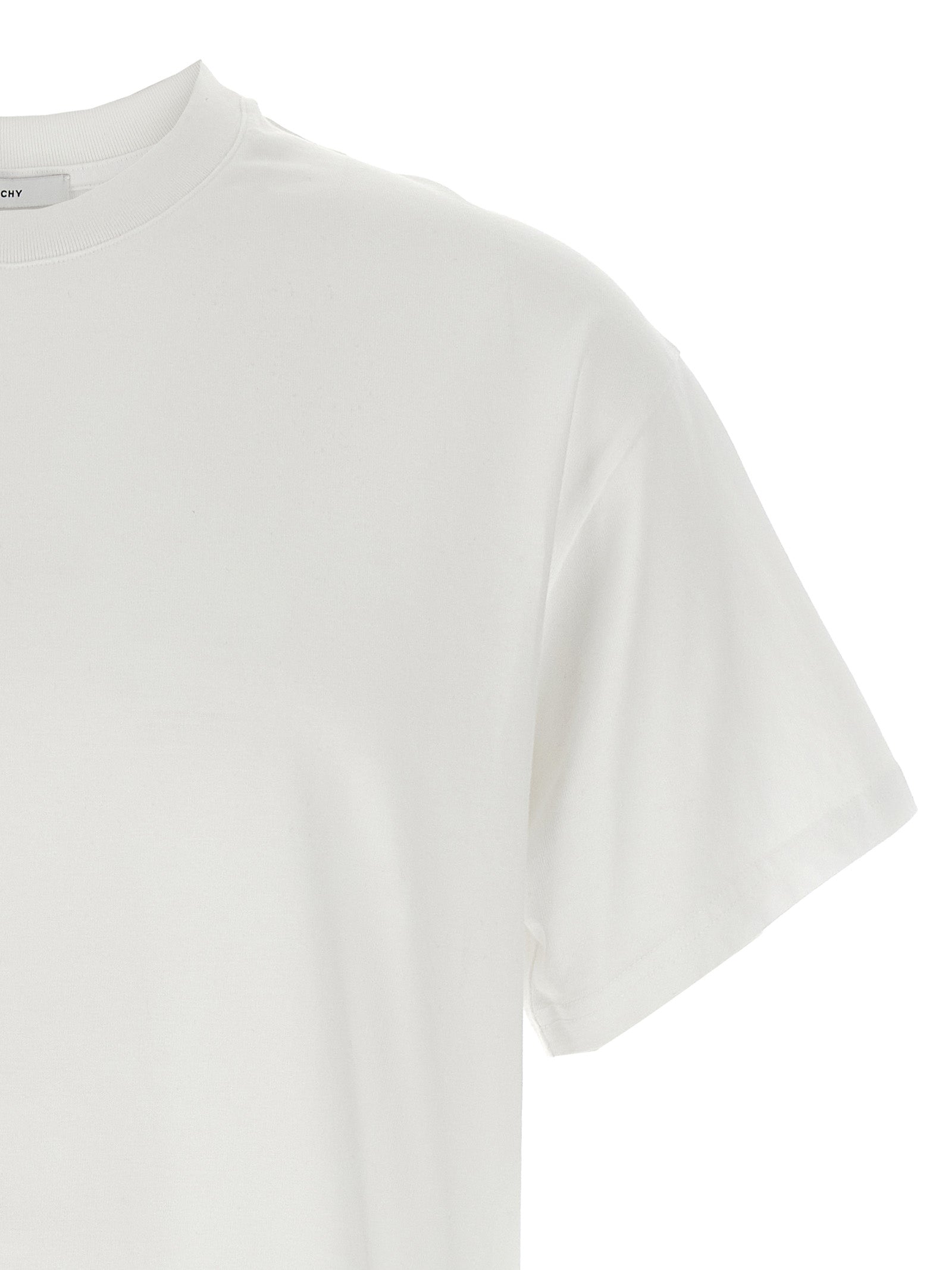 Givenchy Logo Print T-shirt for Men — White Topwear