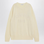 Givenchy Sweater écru in cotton with logo