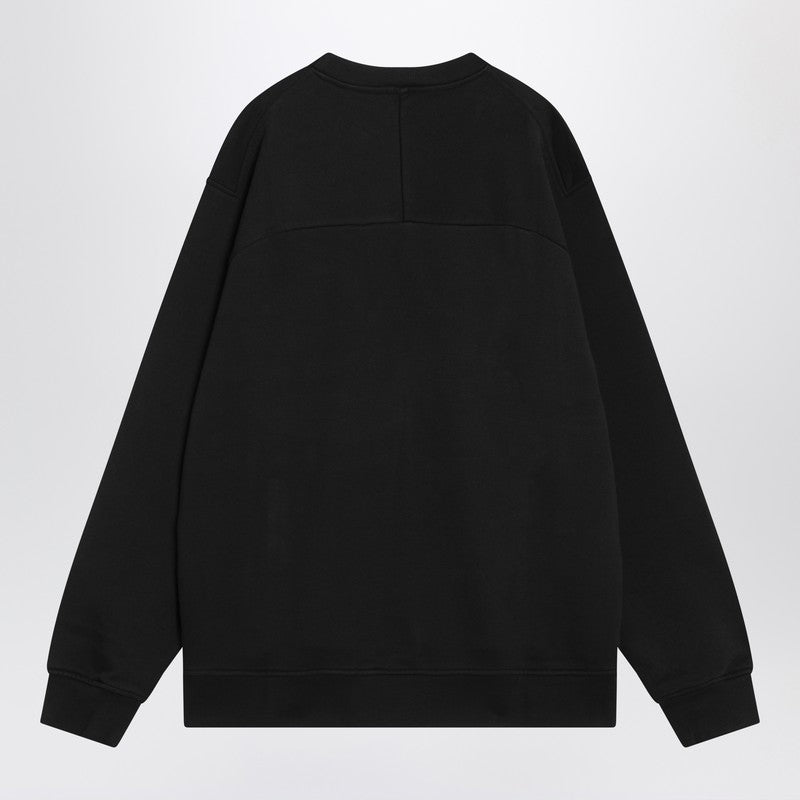 Givenchy Black crew neck cotton sweatshirt