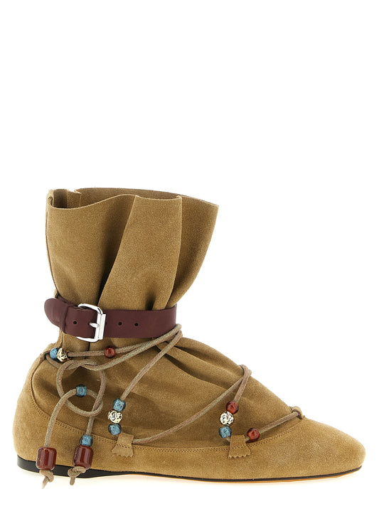 Isabel Marant Boots — Letiz Suede Ankle Boots