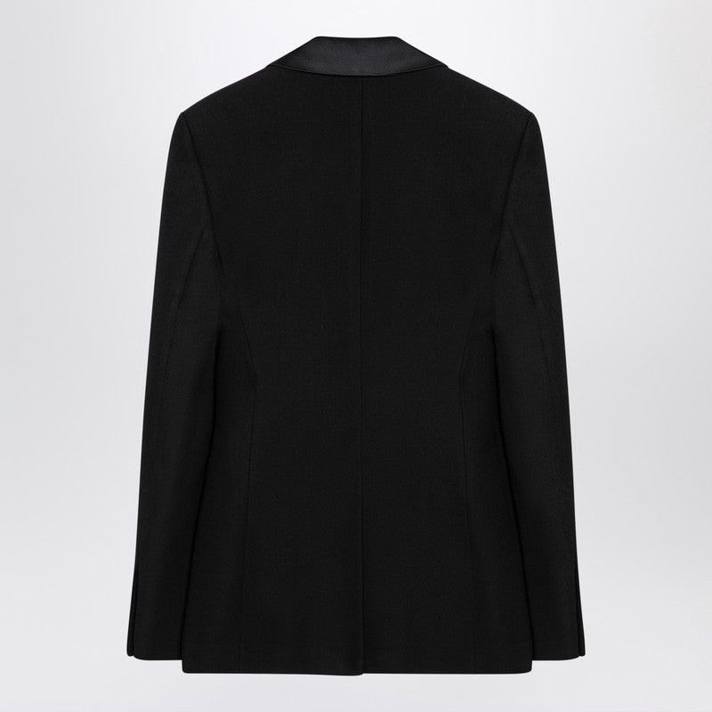 Max Mara Pianoforte Black wool smoking jacket